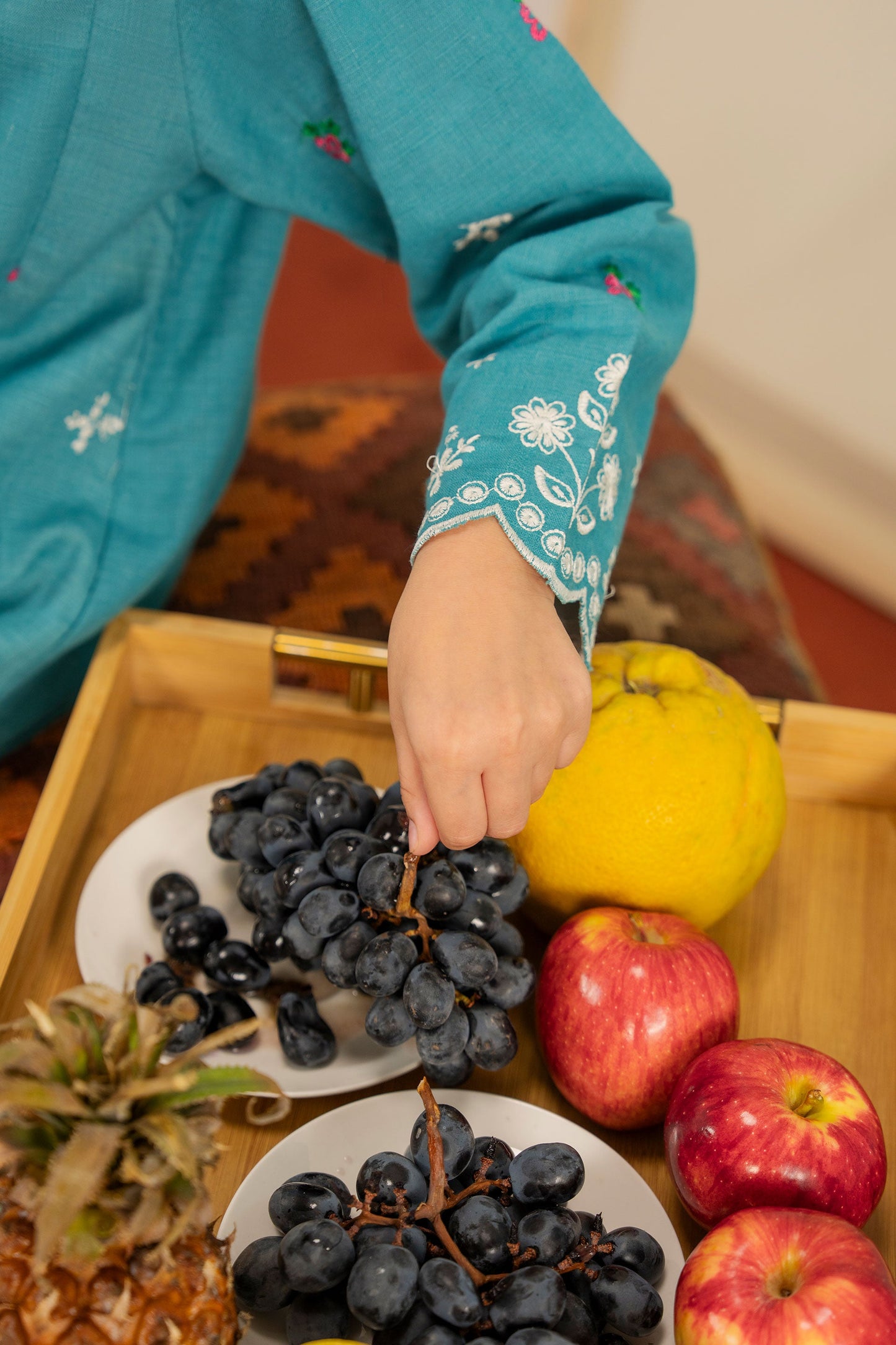 Aqua Lagoon -Khadar 3 Pcs suits