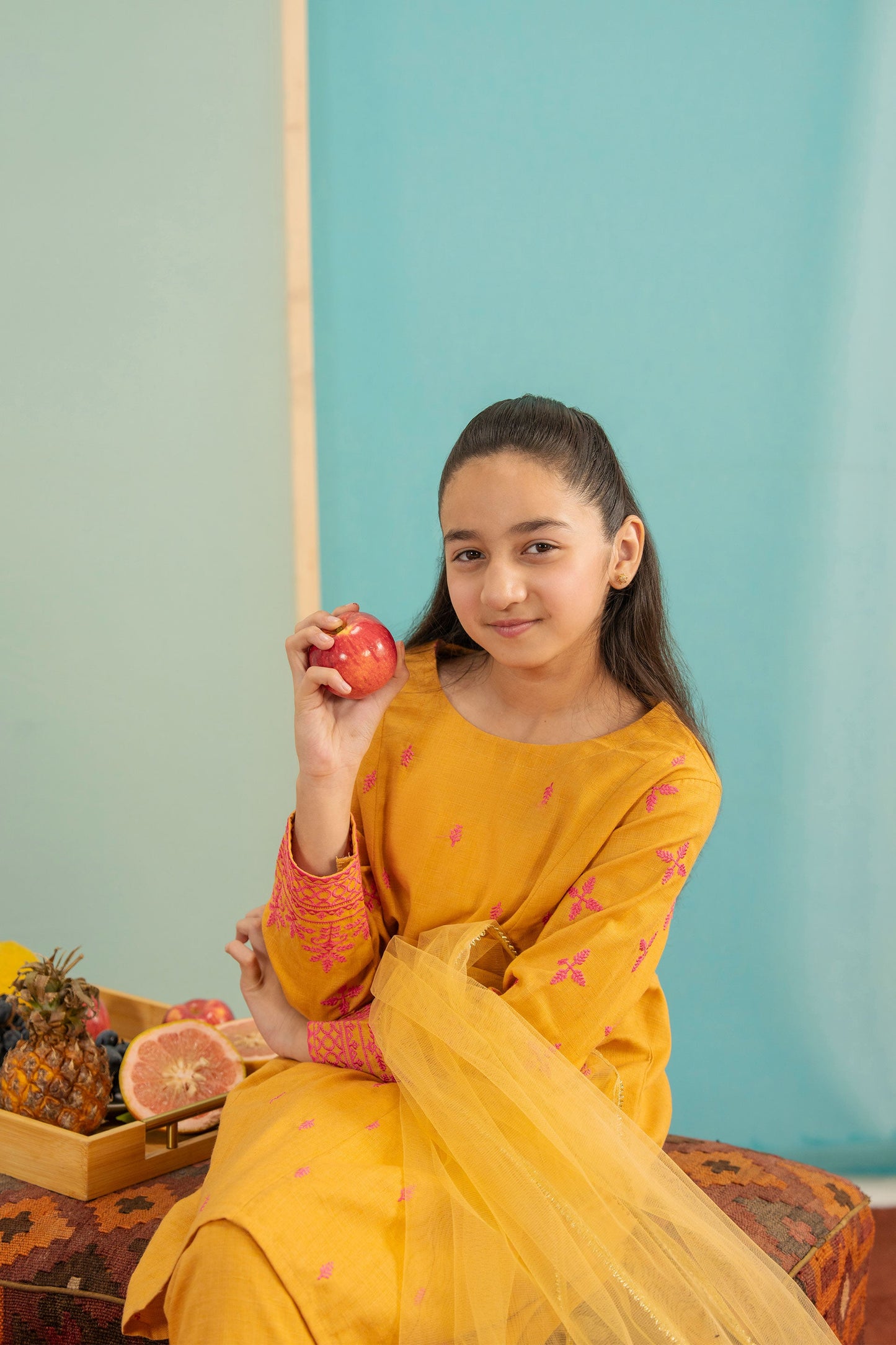 Sunshine Bell -Khadar 3 Pcs suit