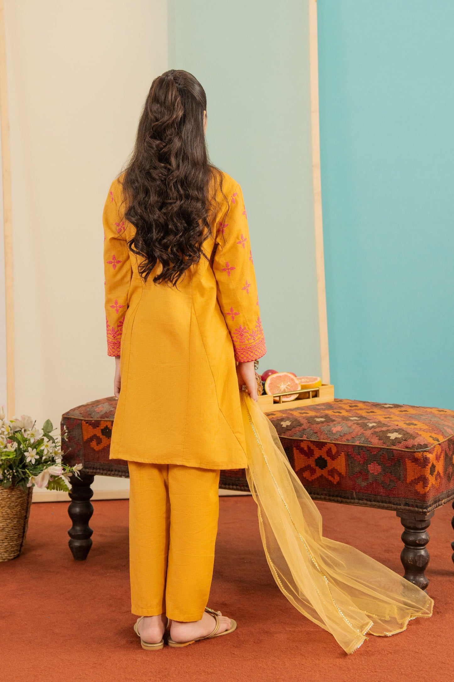 Sunshine Bell -Khadar 3 Pcs suit